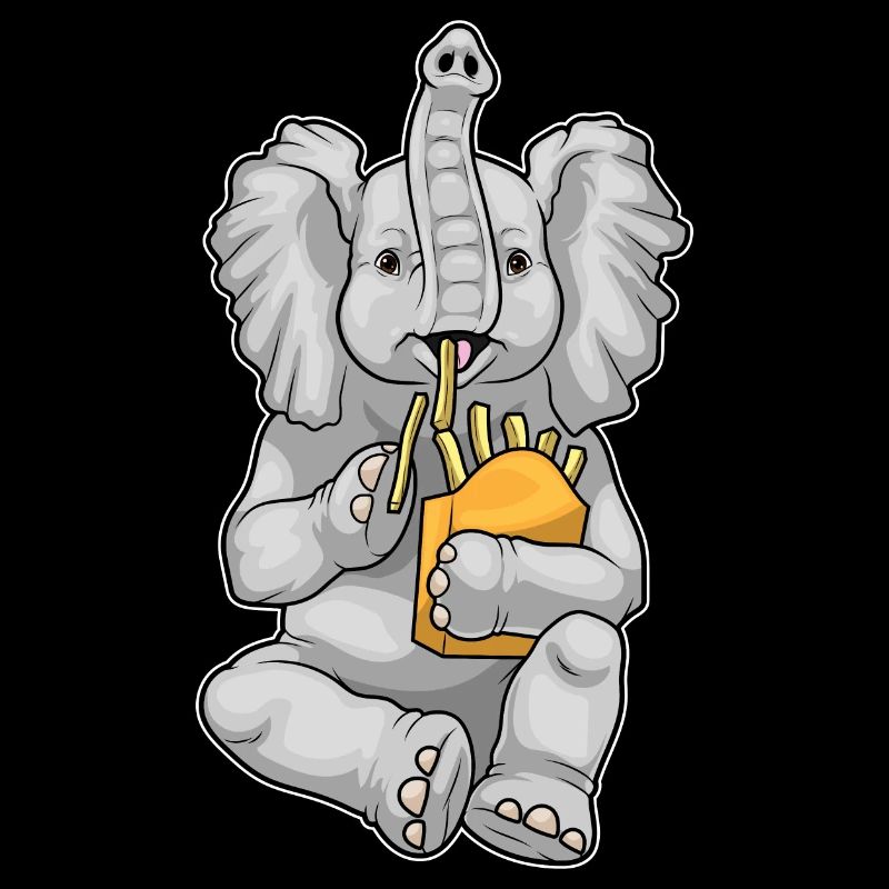 Elefant Pommes frites