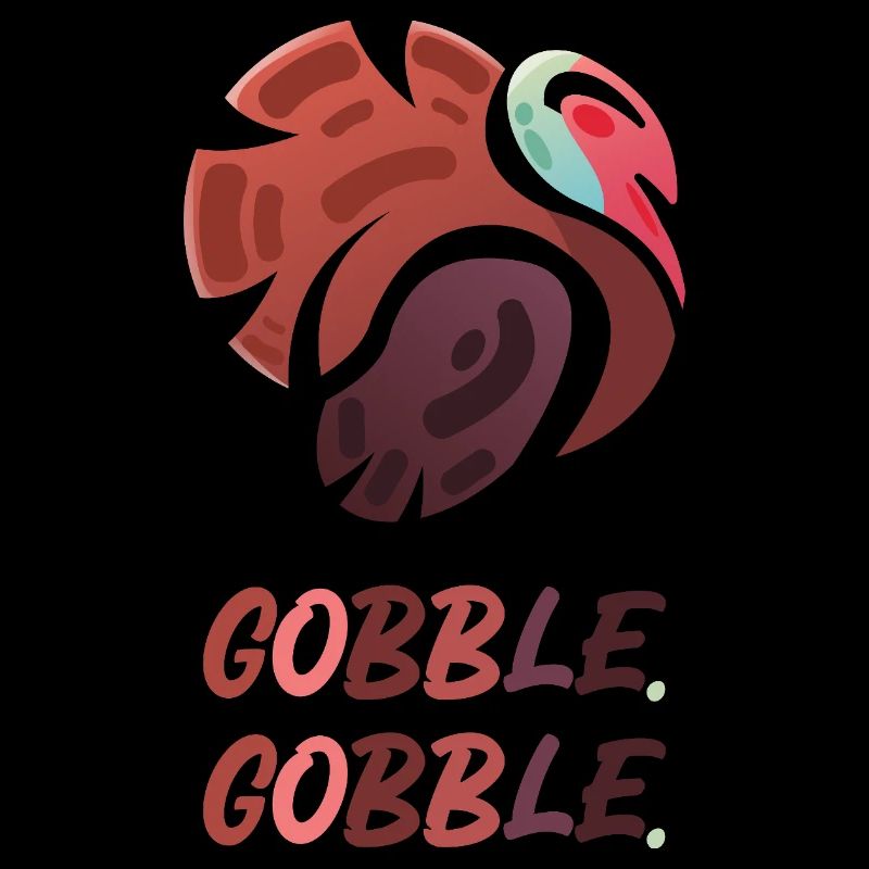 Gobble Gobble - Conception amusante de dinde