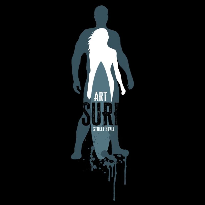 Silhouettes du surf