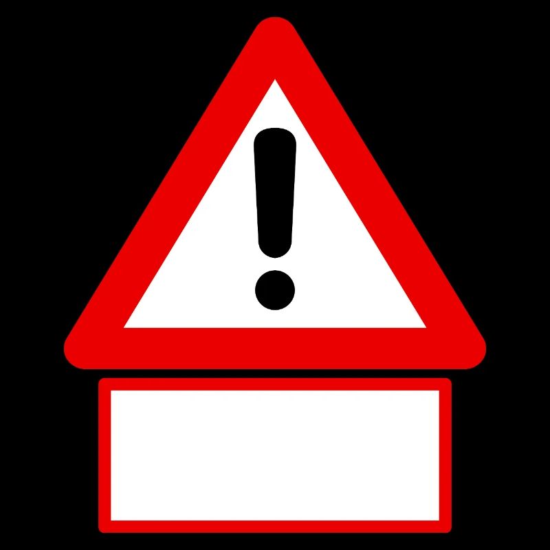 Warning! Custom text! 2 lines 🚧