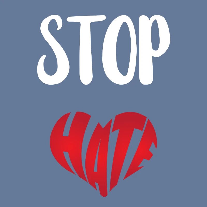 No Hate Dislike Stop Hate Anti Hate