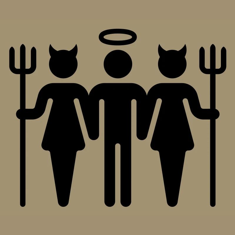 Teufel-Engel-Teufel / Devil-Cherub-Devil (M)