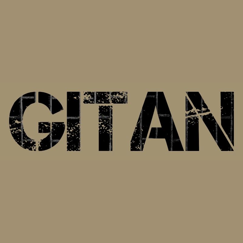 Gitan usé brique brun