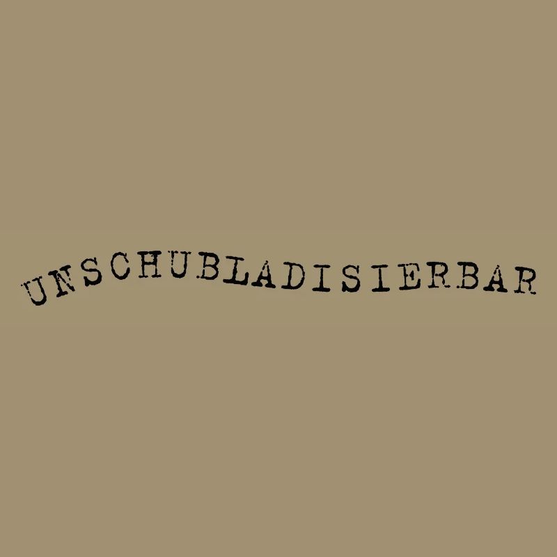 Unschubladisbar – Expression autodérisoire
