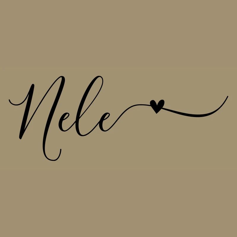 Nele Name First Name Decorative