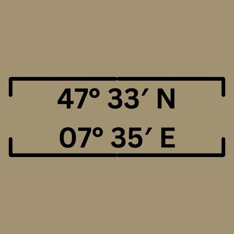 coordinates Basel Minimalist