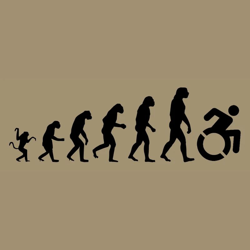 Evolution des Rollstuhls *