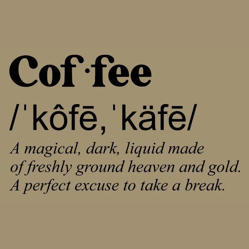 Cof Fee Minimalist Coffee Typography