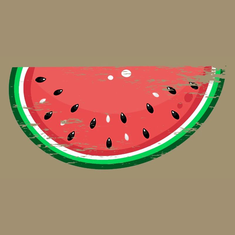 Tranche de conception de pastèque utilisée