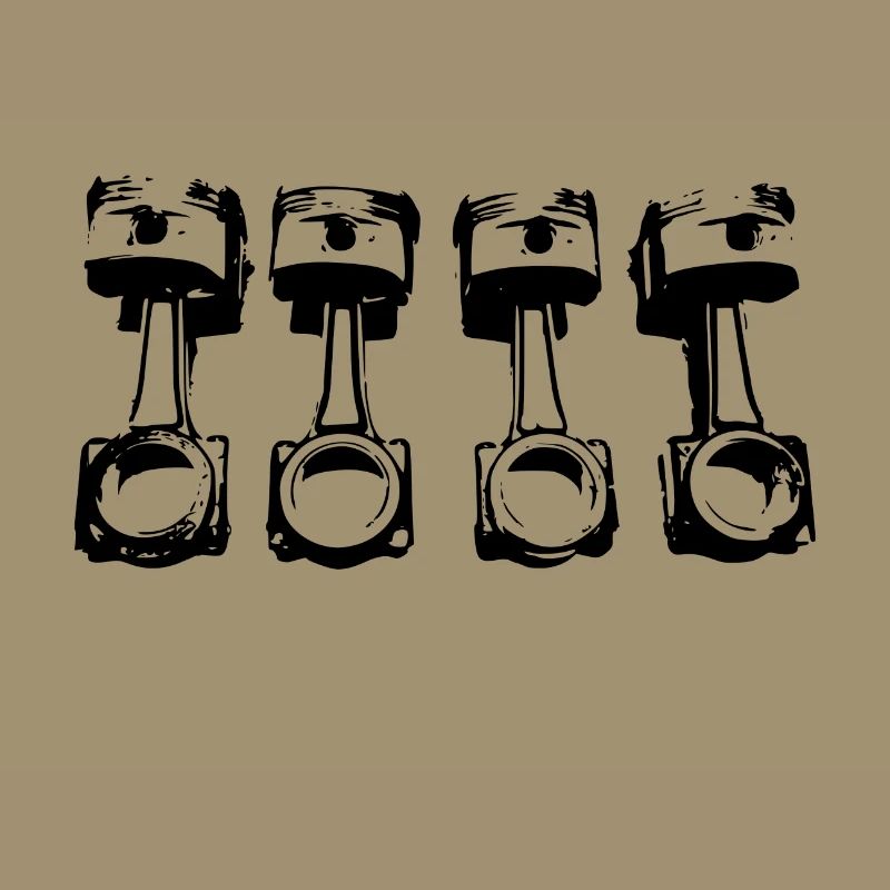 Connecting rod piston 4 cylinders