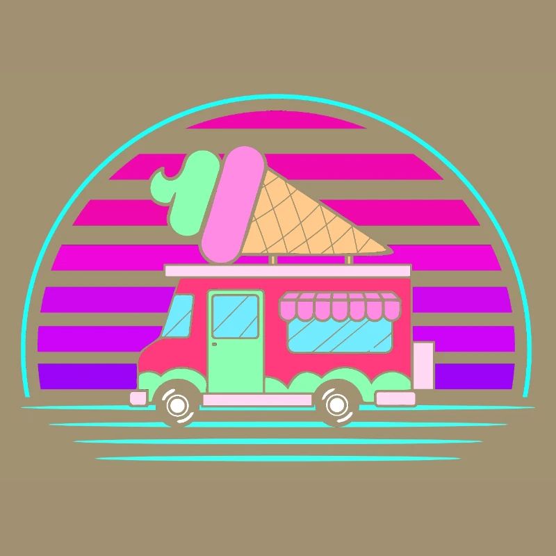 Eiscreme Eiswagen Eis Eisdiele