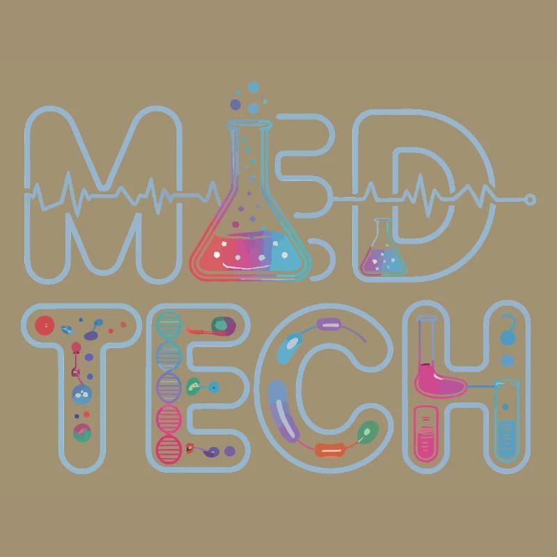 MedTech Laboratory Neon Science Design