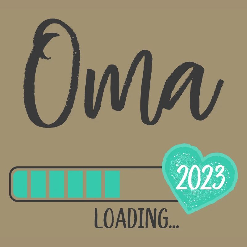 Oma Loading 2023 Herz Junge Werdende Großmutter