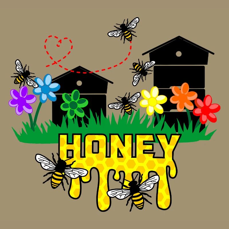 Honiggewächshäuser oder Bienenstöcke mit Bienen