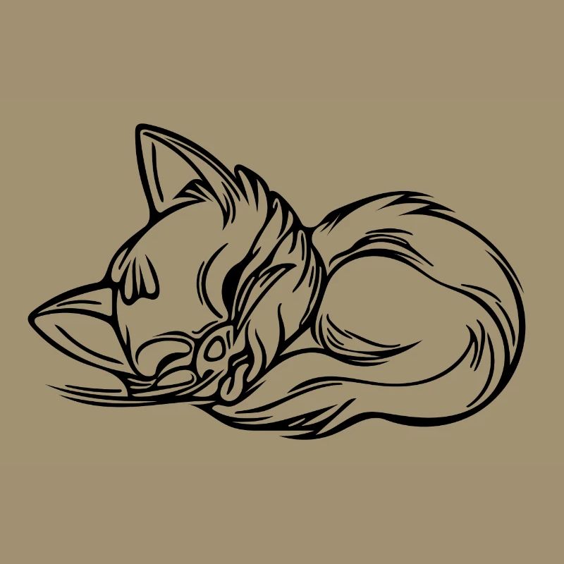 Cute cute sleeping kitten