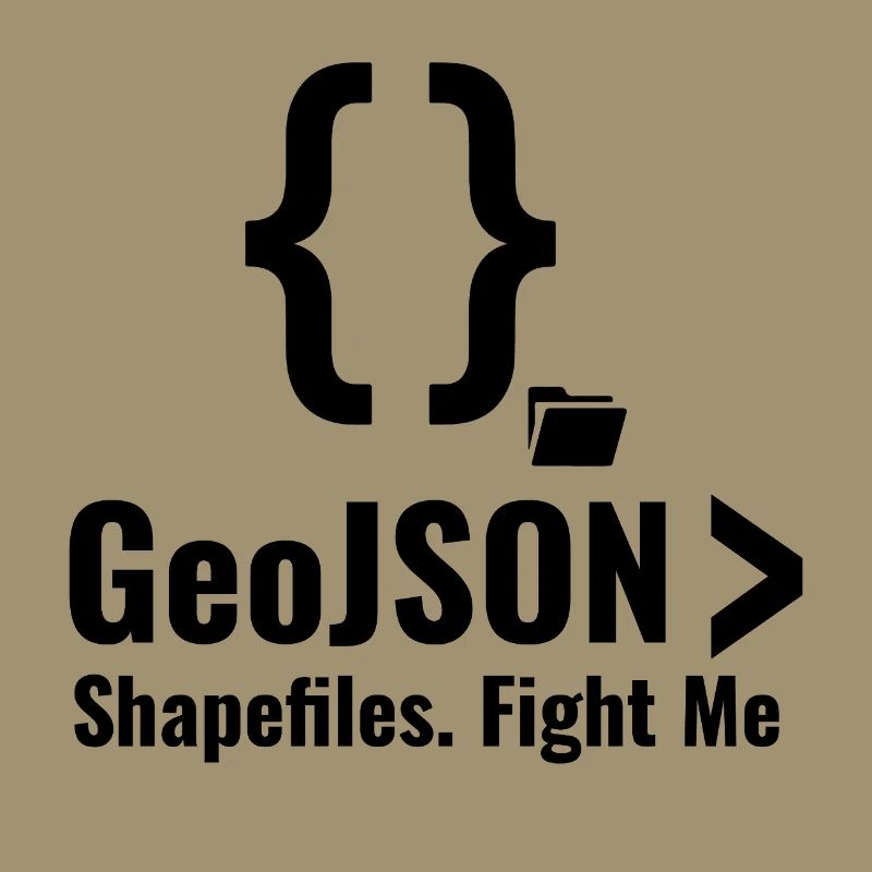 Debatte über GeoJSON-Shapefiles GIS-Datenformat