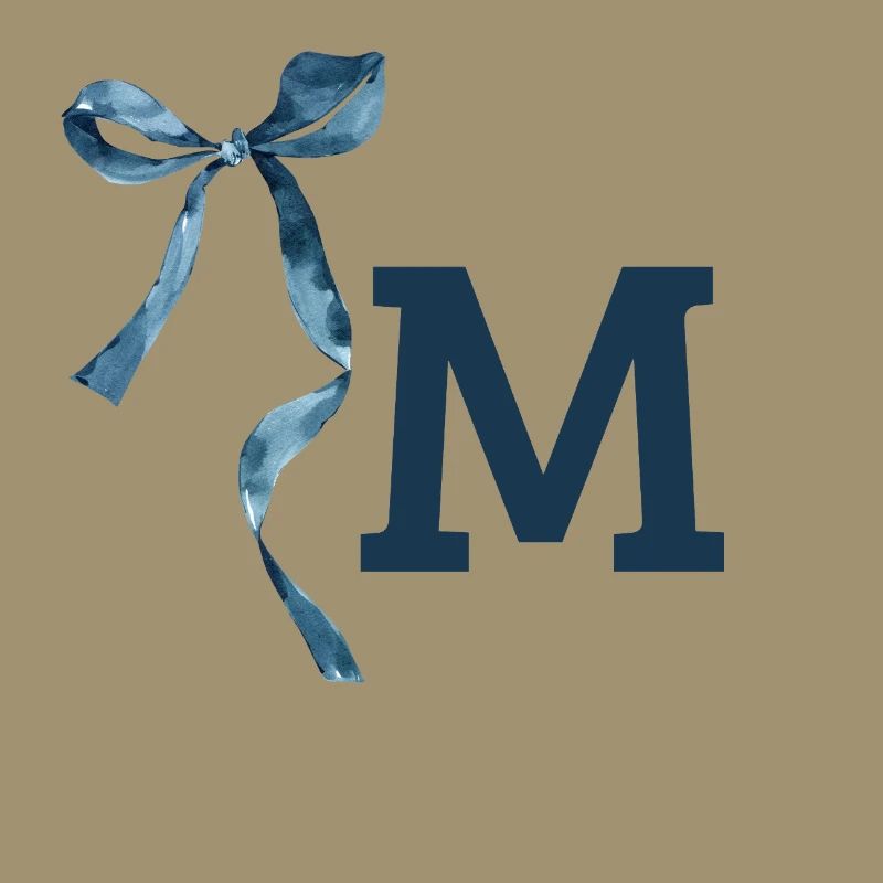 Monogram m gift idea