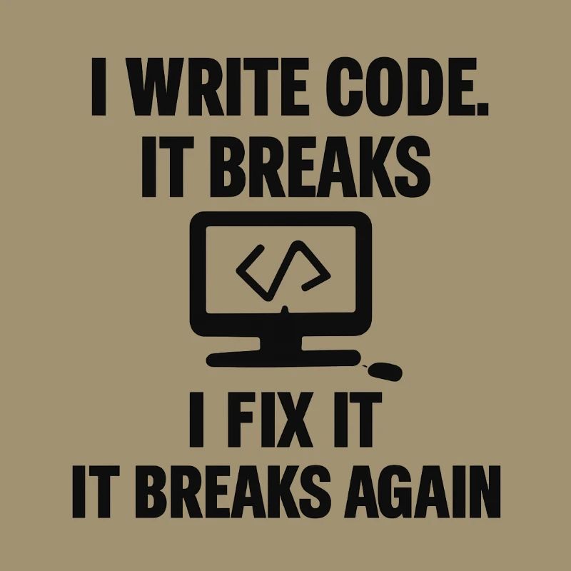 I Write Code – Funny Programmer T-Shirt