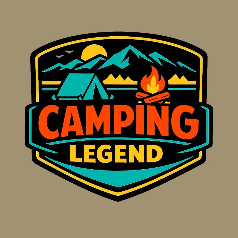 Camping Legend Shield