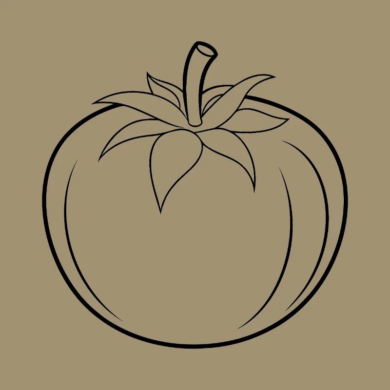 Tomato outline