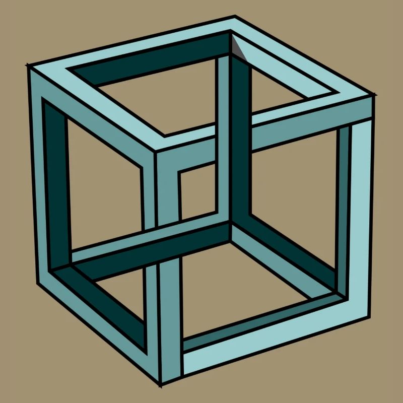 Escher Impossible Cube
