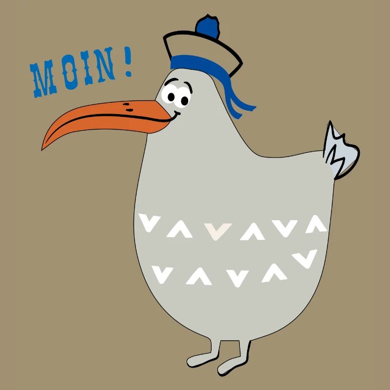 Moin, maritim, Möwe