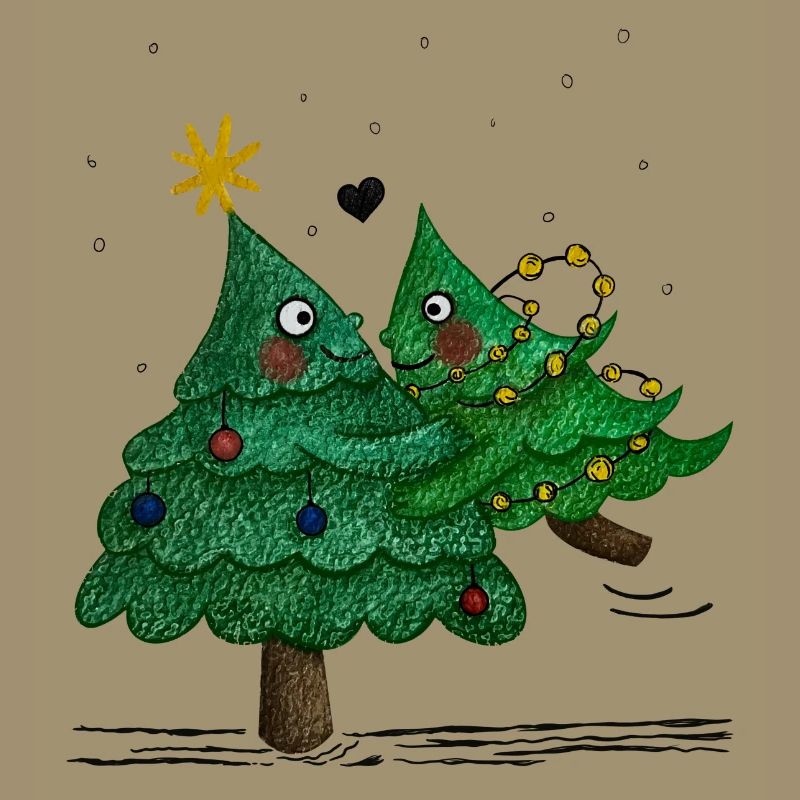 De jolis sapins de Noël
