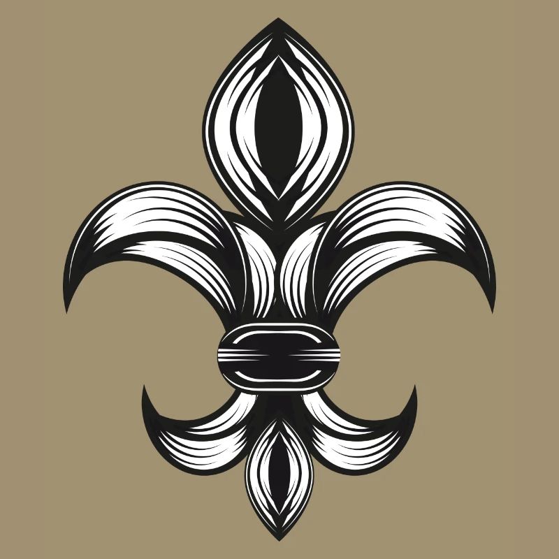 stylized iris - Fleur-de-Lys