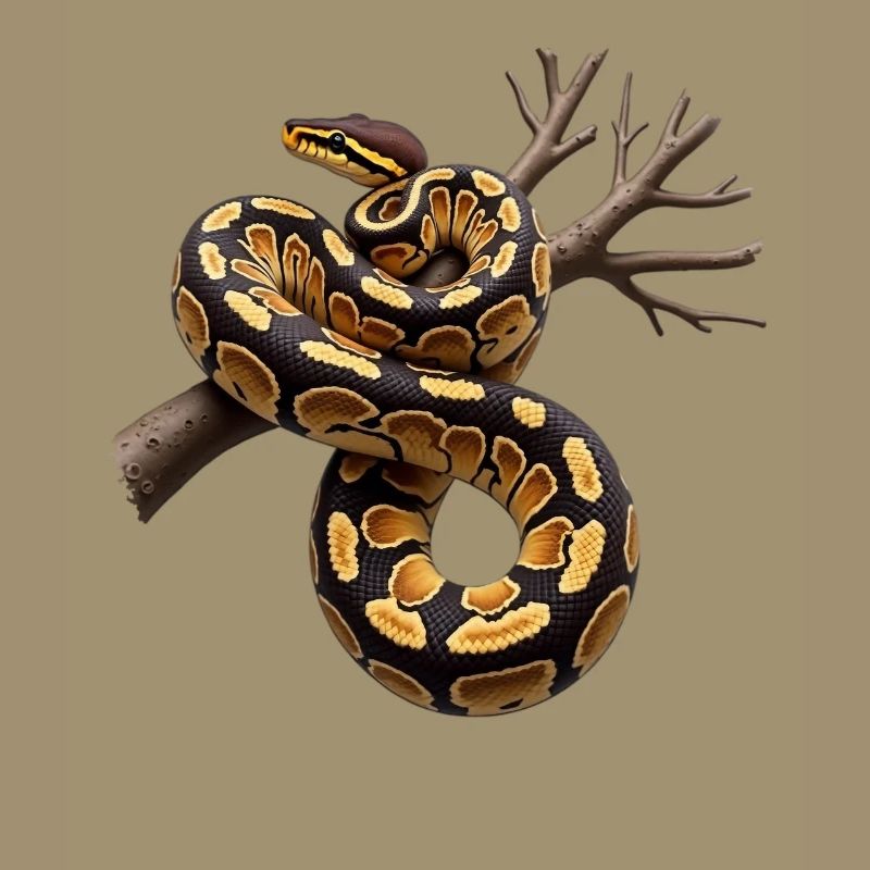 Roi Python Serpents Amoureux Terrarium Python