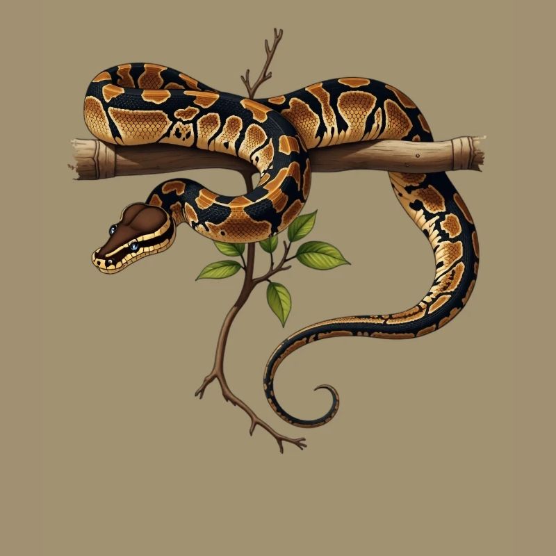 King Python Snakes Lover Terrarium Python