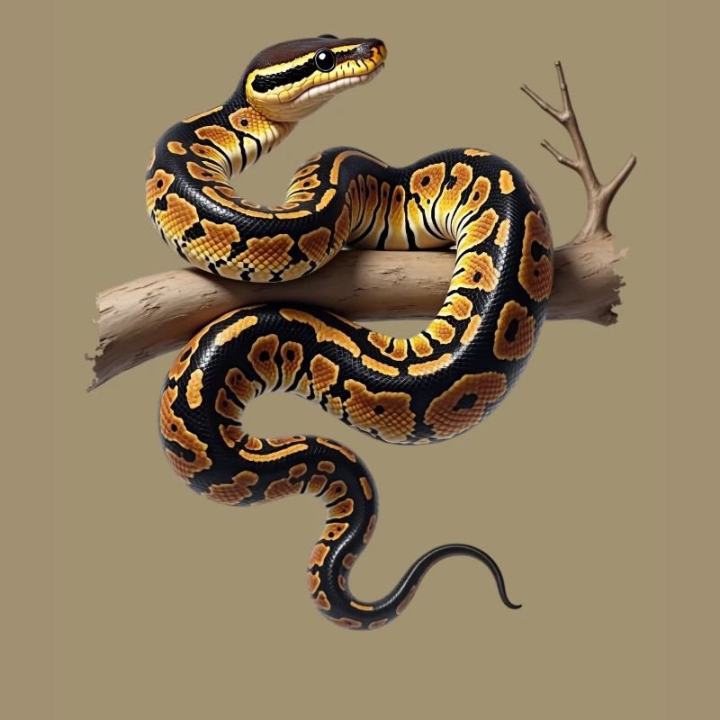 Roi Python Serpents Amoureux Terrarium Python