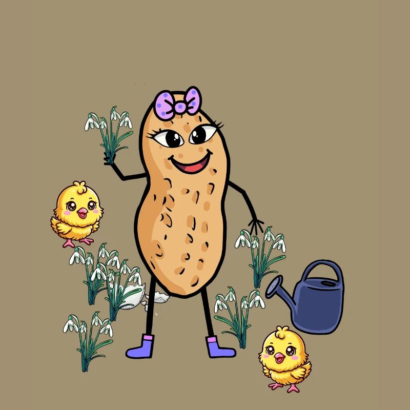 Peanut Spring Easter Chick Snowdrop