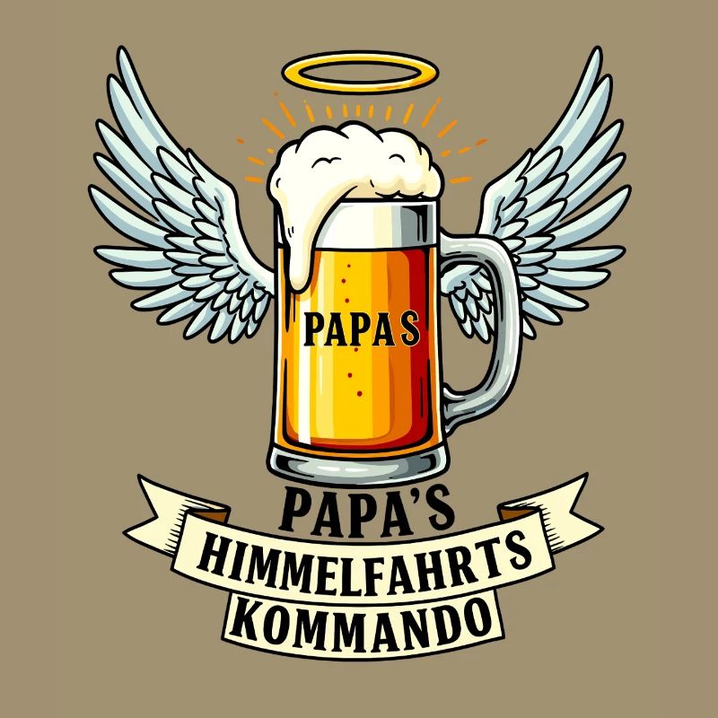 Papas Himmelfahrtskommando - Vatertags Bier Design