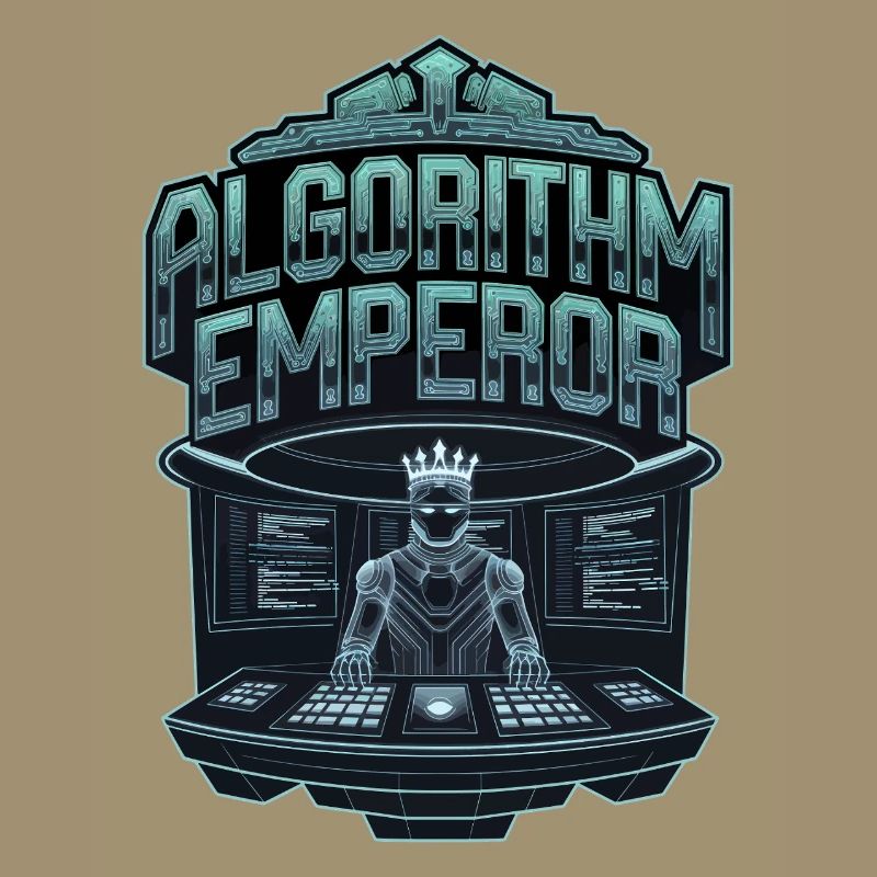 Algorithm Emperor Cyber King Tech Artwork