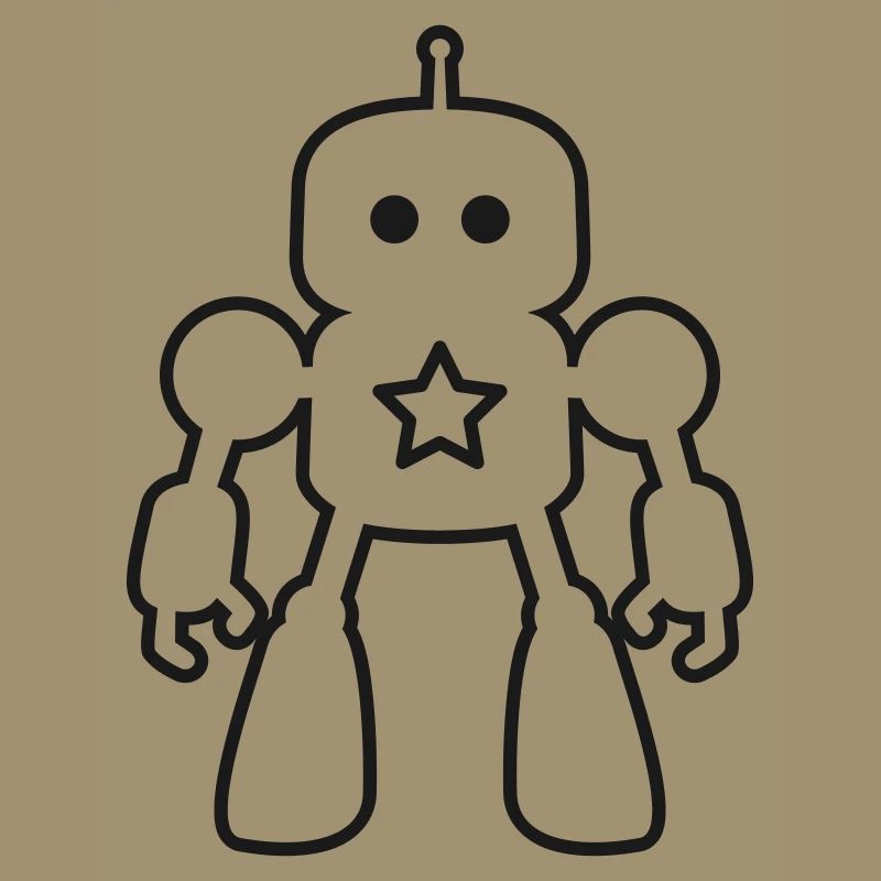 Roboter – Künstliche Intelligenz Sci-Fi Design