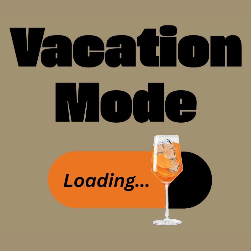 Vacation Mode On – Spritz with Loading Bar (Dark)