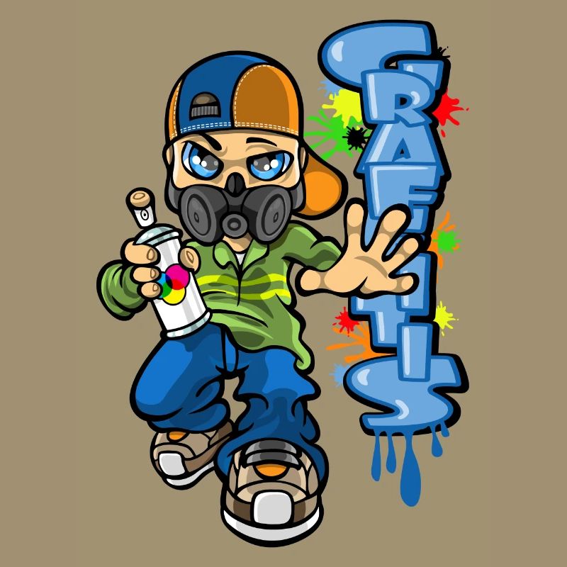B-Boy und Graffiti