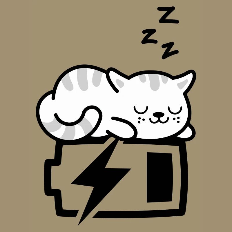 Sleepy Kitty (Farbe veränderbar - 3 Farben)