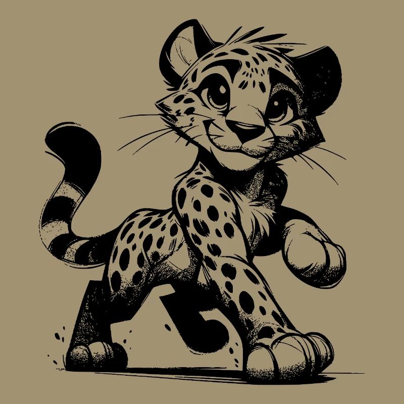 Leopard with smile, dots and cuddle factor