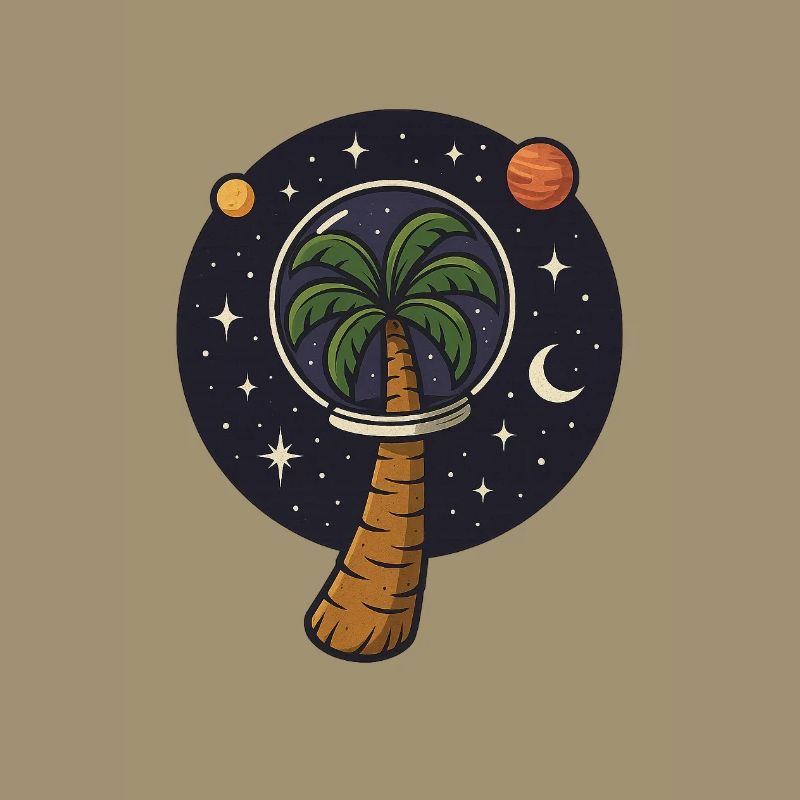Palmier dans l’espace