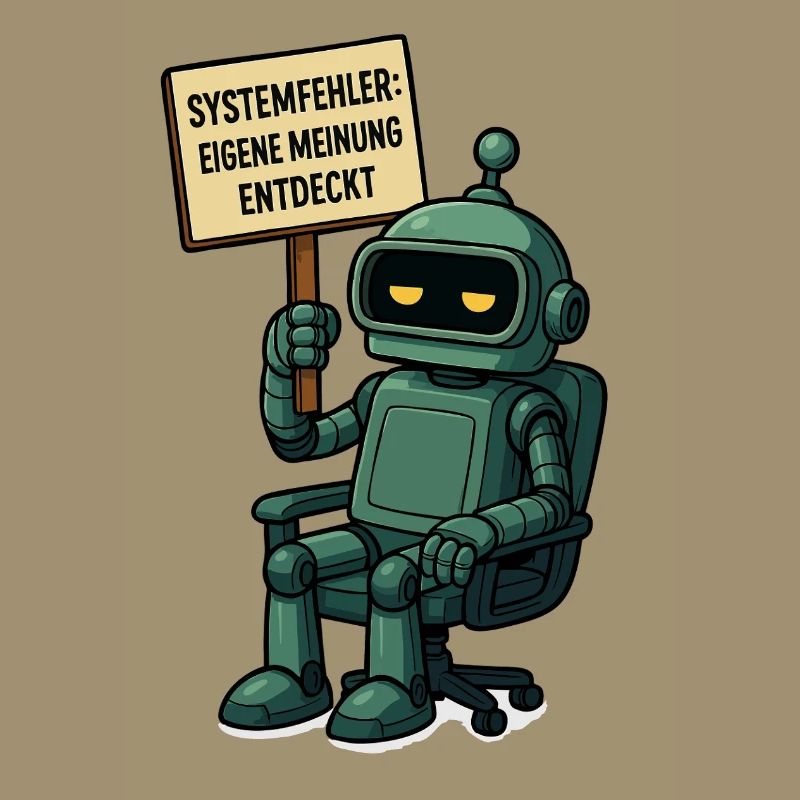 Systemfehler entdeckt – Denk selbst! Roboter
