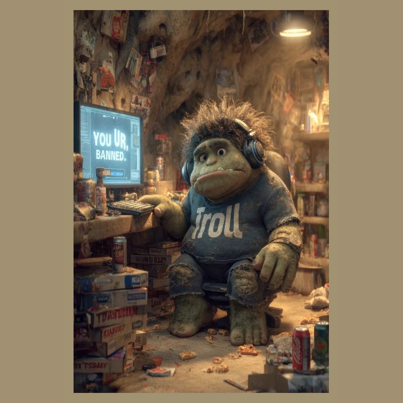 Internet-Troll wird gesperrt