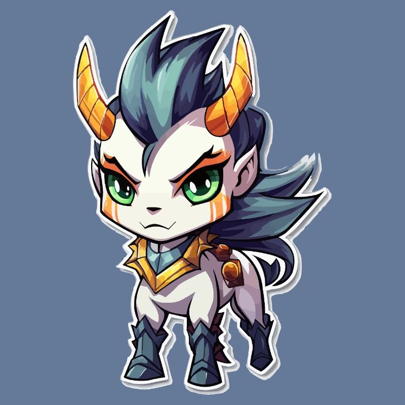 Chibi Dämonenpferd
