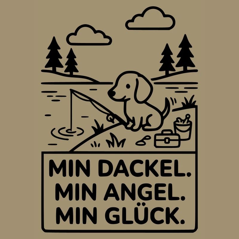 Dackel Angel Glück