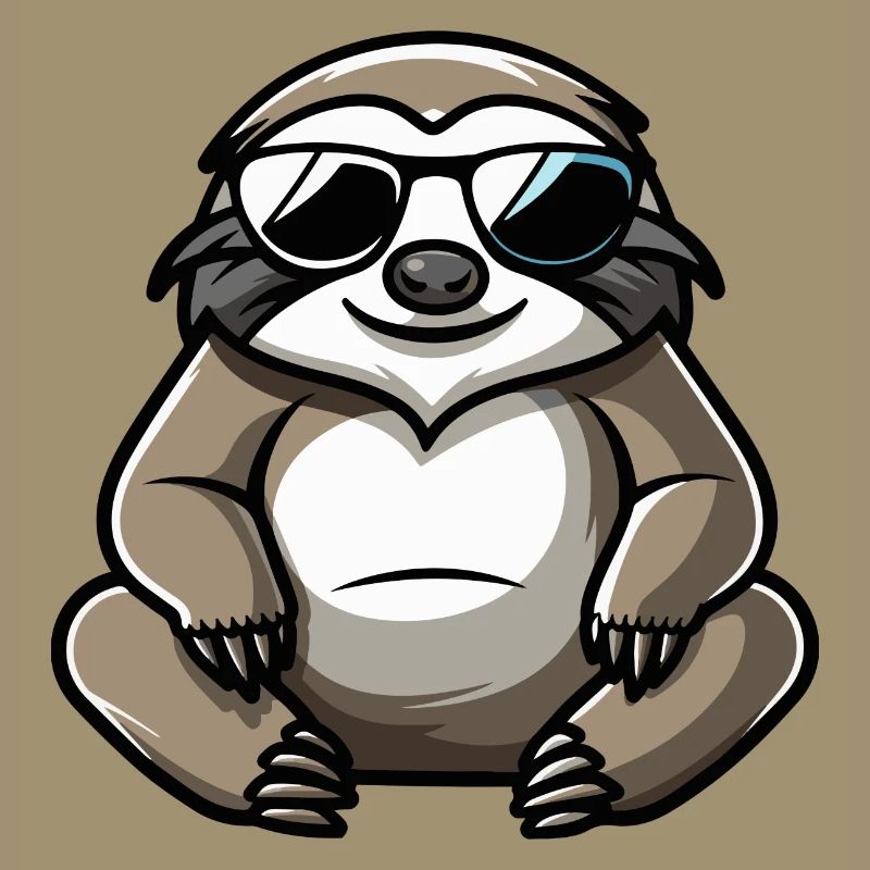 Sloth Comic Cool