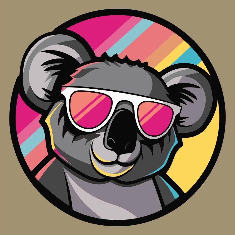 Koala Comic Cool Sommer