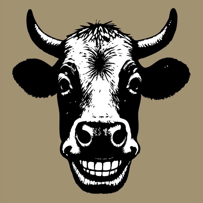 Vache souriante