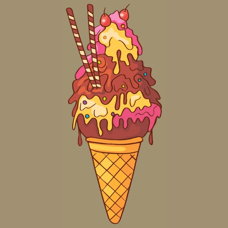 Eis Speiseeis Eiskrem Eiscreme Kugeleis Eisbecher