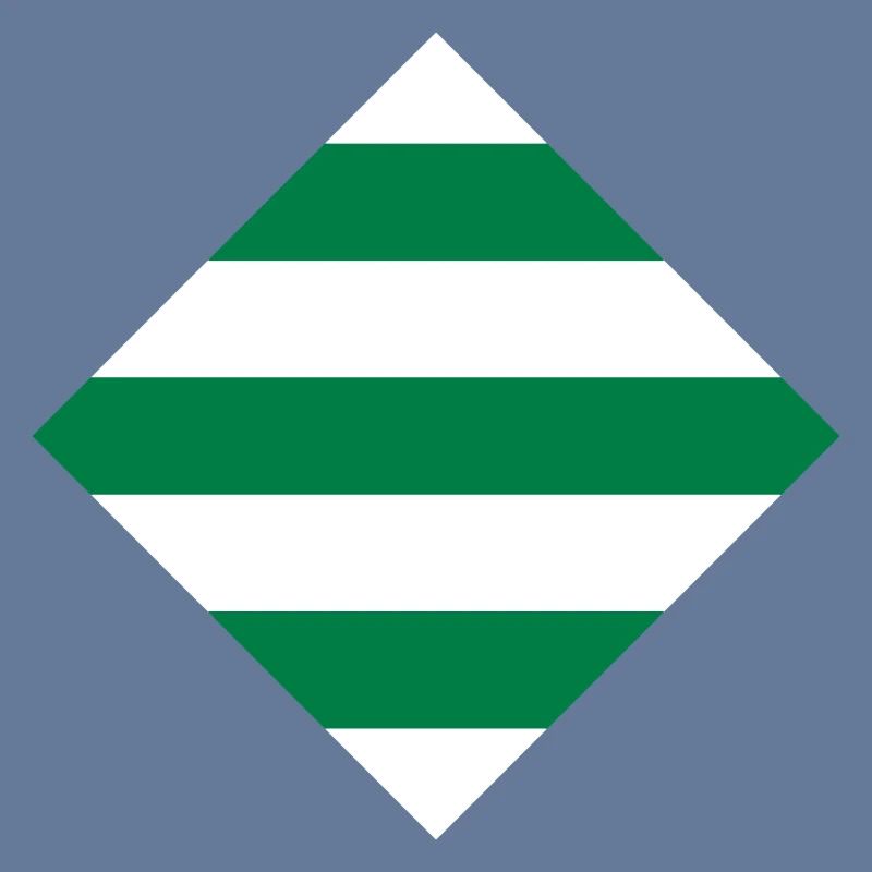 Vert et blanc
