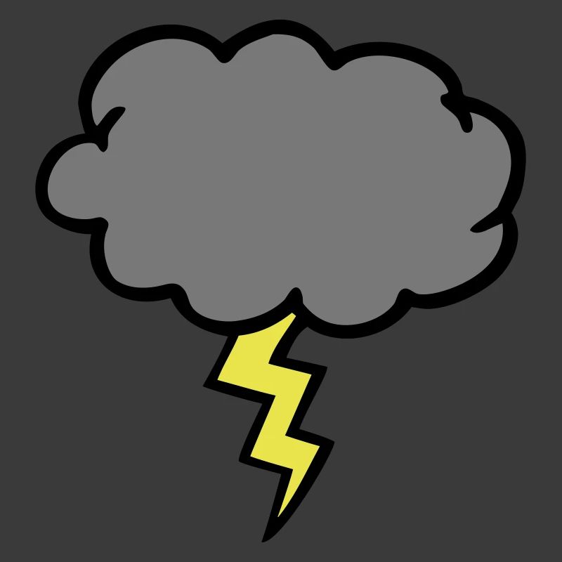 Sturmwolke Gewitterwolke Blitz Blitz